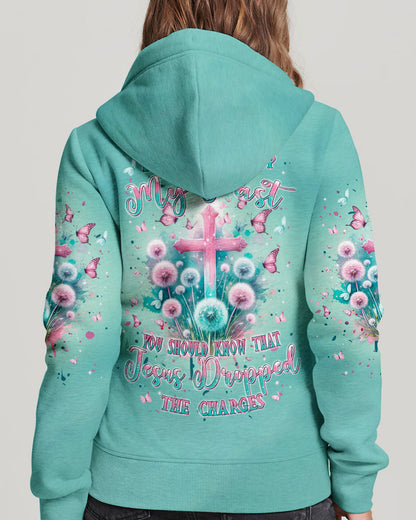 Jesus Dropped The Charges Women's All Over Print Shirt - Tlpq1504243, easychoo.com