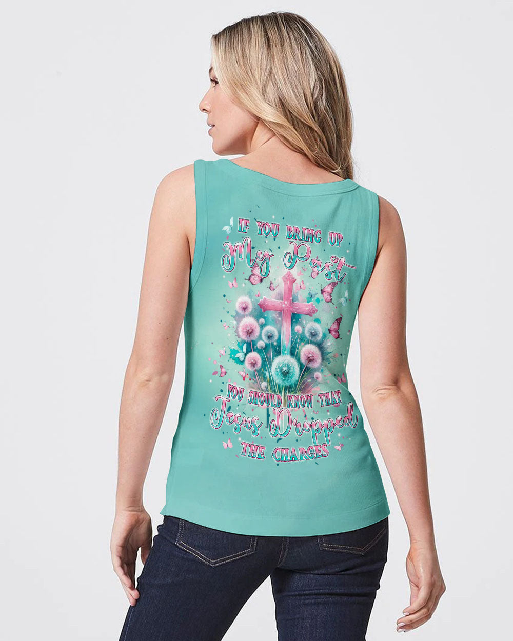 Jesus Dropped The Charges Women's All Over Print Shirt - Tlpq1504243, easychoo.com