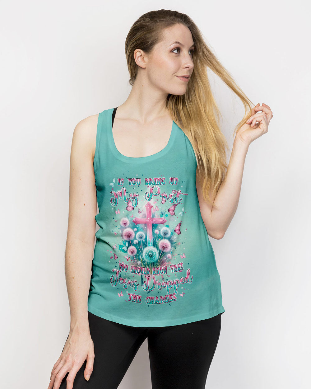 Jesus Dropped The Charges Women's All Over Print Shirt - Tlpq1504243, easychoo.com