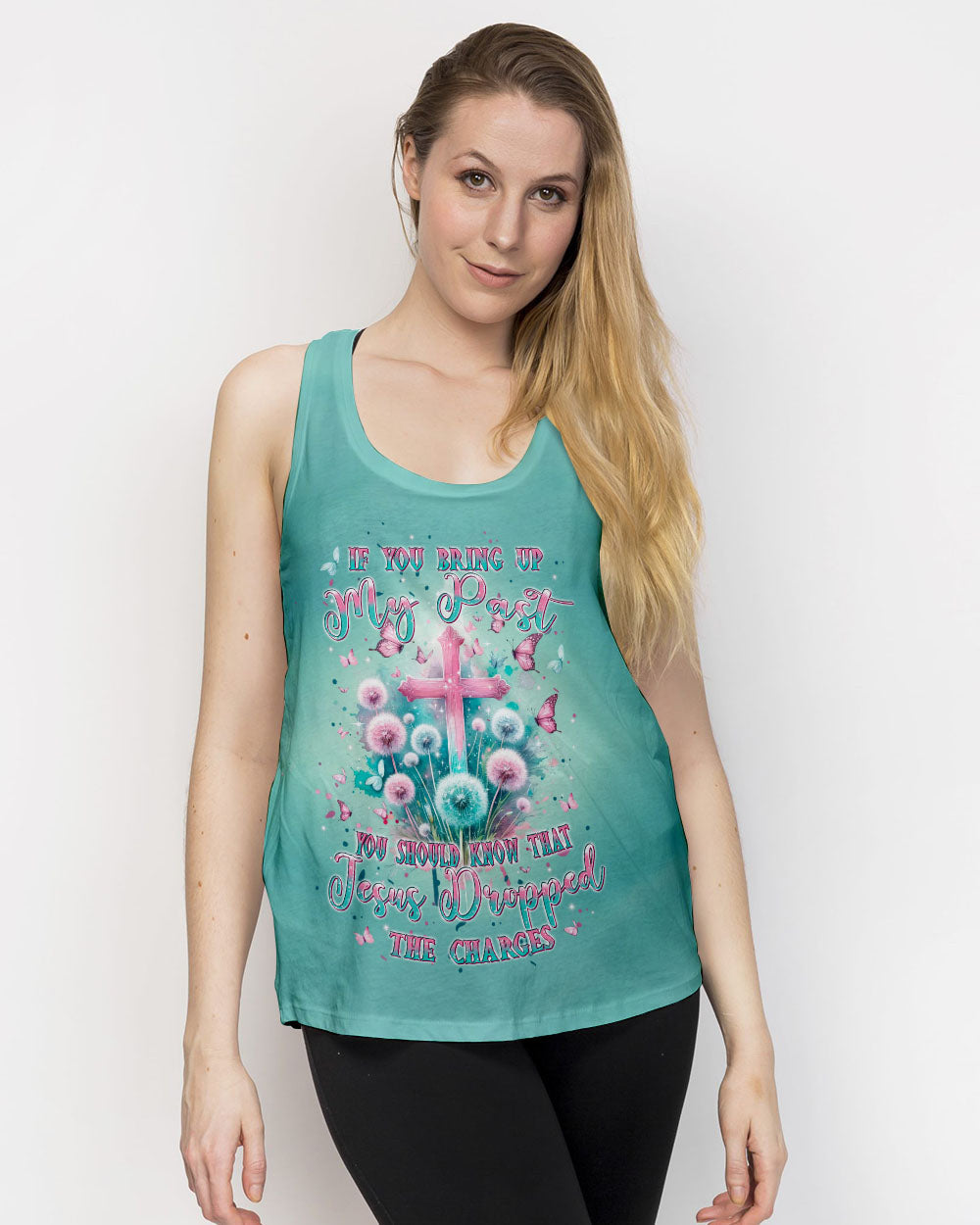 Jesus Dropped The Charges Women's All Over Print Shirt - Tlpq1504243, easychoo.com