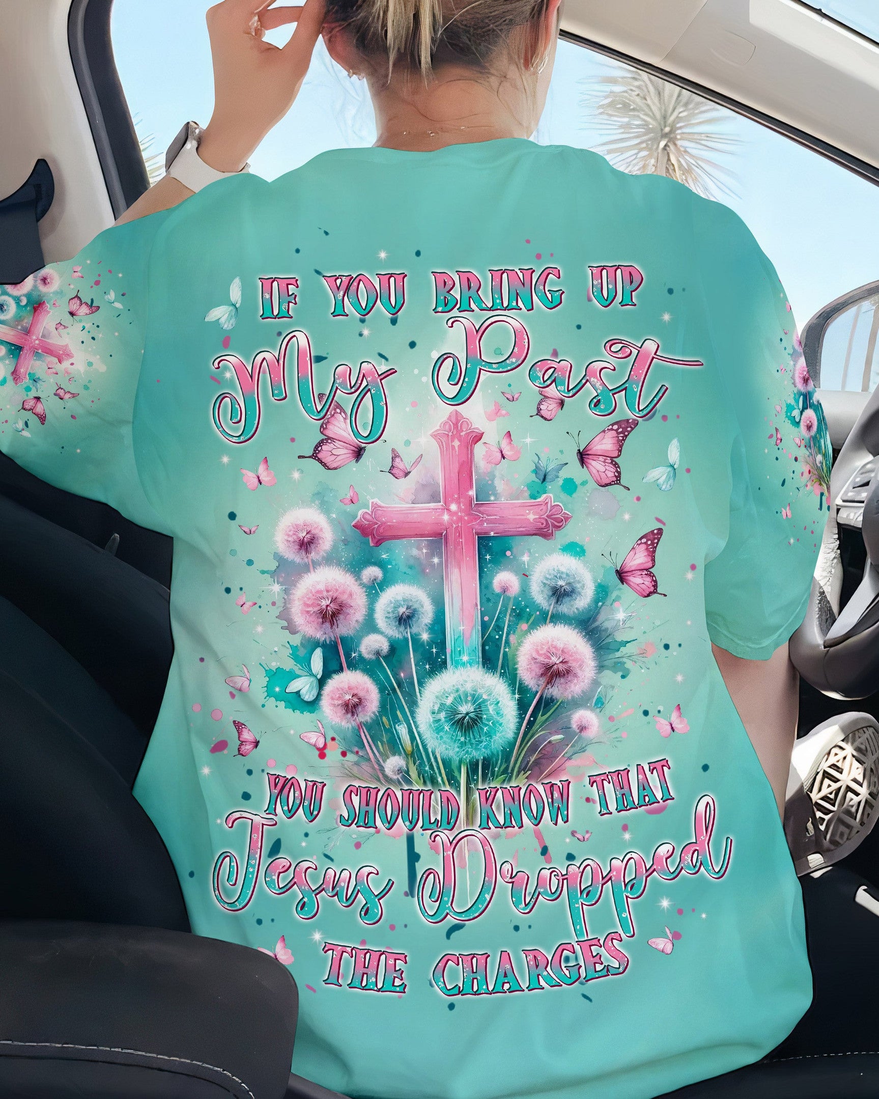 Jesus Dropped The Charges Women's All Over Print Shirt - Tlpq1504243, easychoo.com