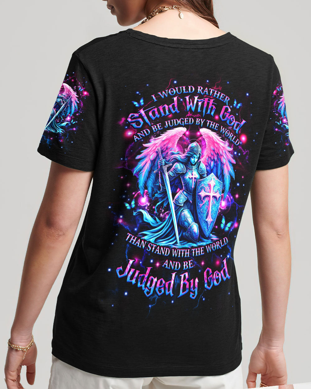 I Would Rather Stand With God Women's All Over Print Shirt - Yhhg2805241, easychoo.com