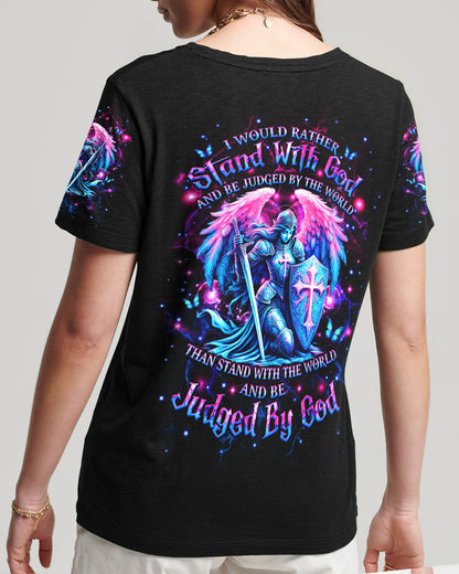 I Would Rather Stand With God Women's All Over Print Shirt - Yhhg2805241, easychoo.com