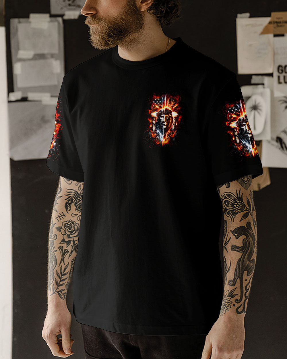 Coming Back As A King Lion Men's All Over Print Shirt - Tlnz0205242, easychoo.com