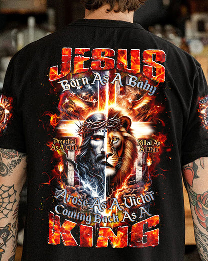 Coming Back As A King Lion Men's All Over Print Shirt - Tlnz0205242, easychoo.com