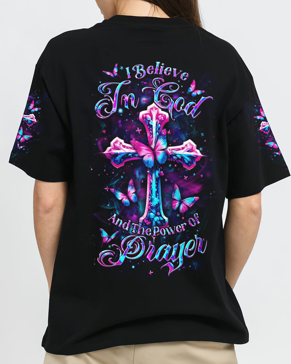 I Believe In God Women's All Over Print Shirt - Yhdu1604241, easychoo.com