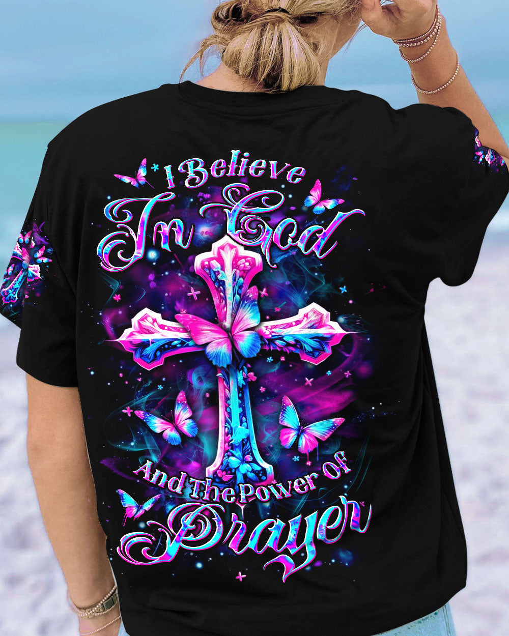 I Believe In God Women's All Over Print Shirt - Yhdu1604241, easychoo.com