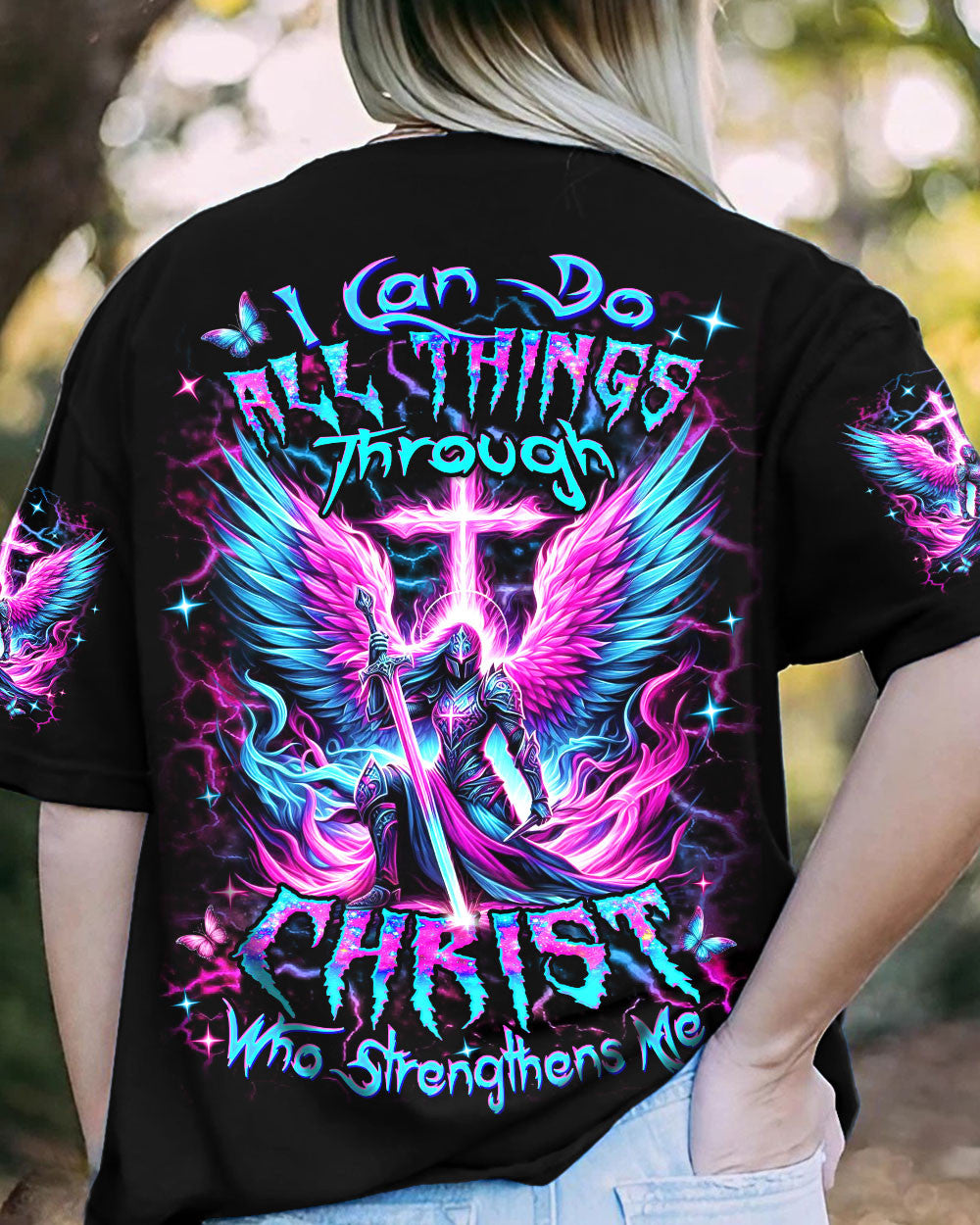 I Can Do All Things Women's All Over Print Shirt - Yhdu2905244, easychoo.com