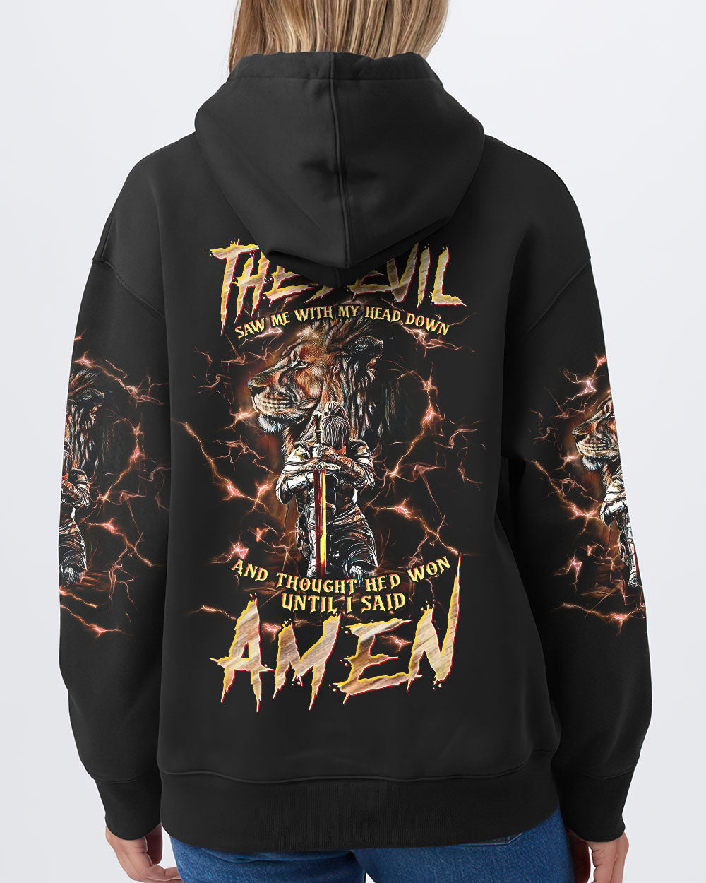 The Devil Saw Me With My Head Down Women's All Over Print Shirt - Tltw0305246, easychoo.com
