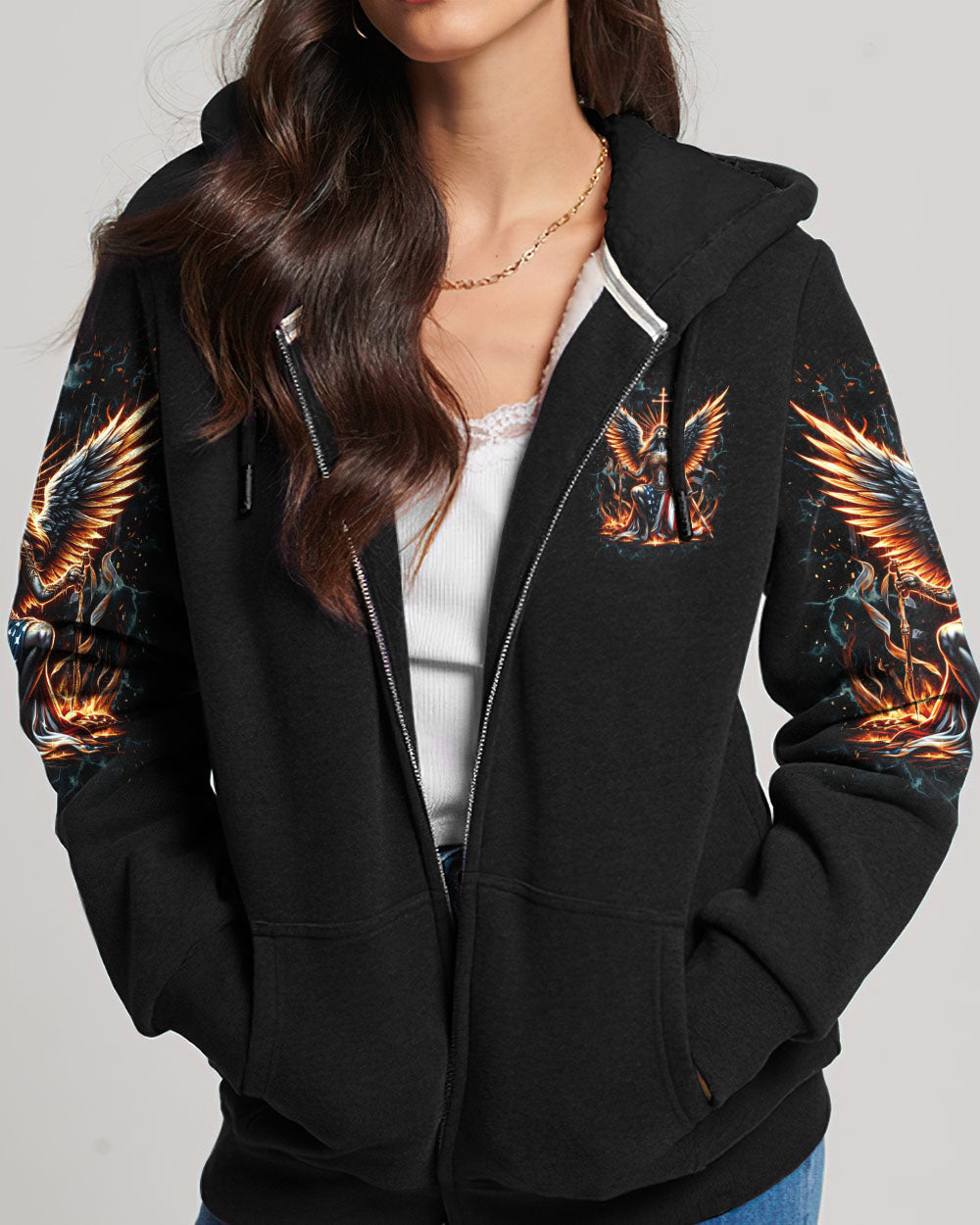 She Who Kneels Before God Women's All Over Print Shirt - Yhkd1605242, easychoo.com