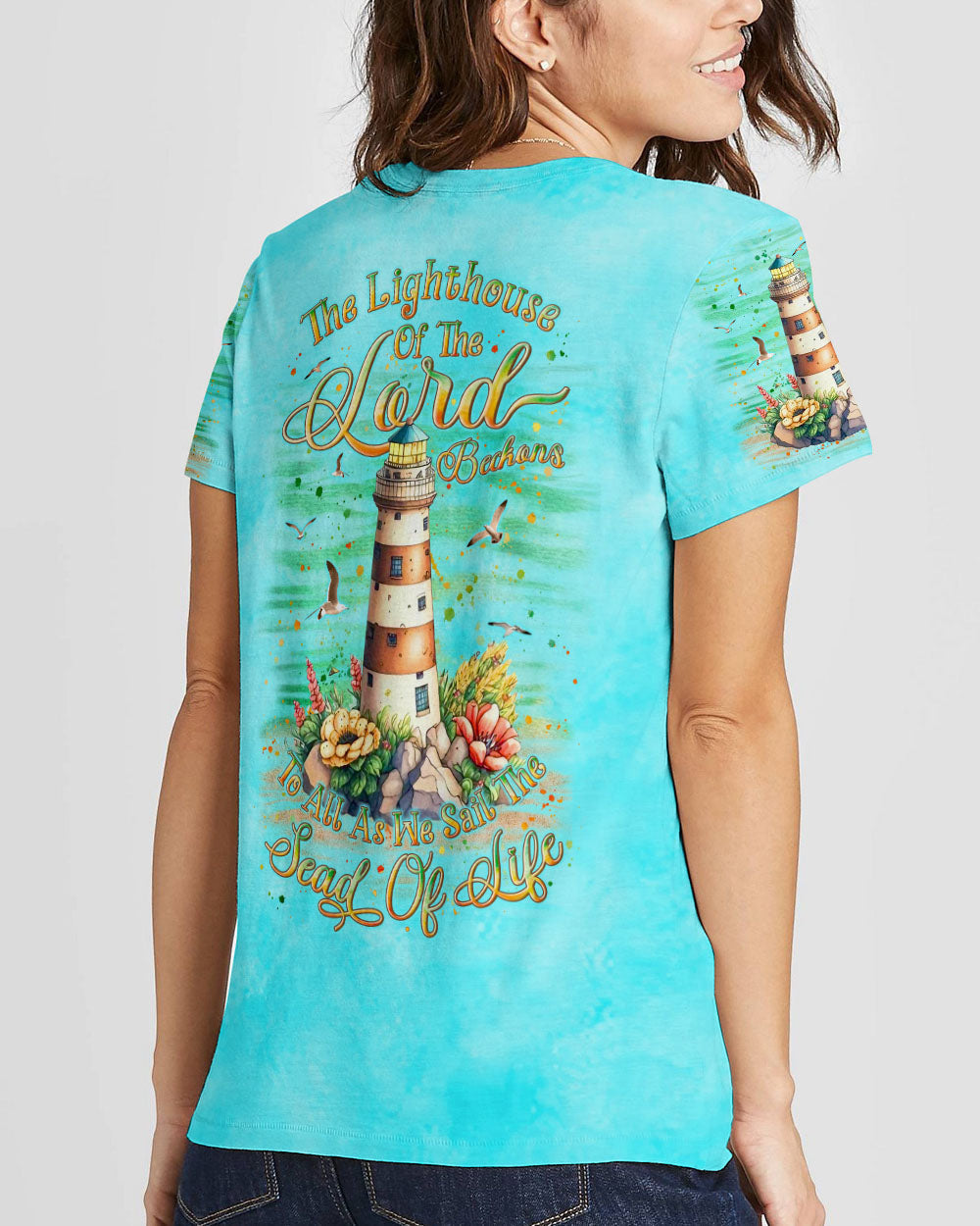 The Lighthouse Of The Lord Women's All Over Print Shirt - Yhln0605242, easychoo.com