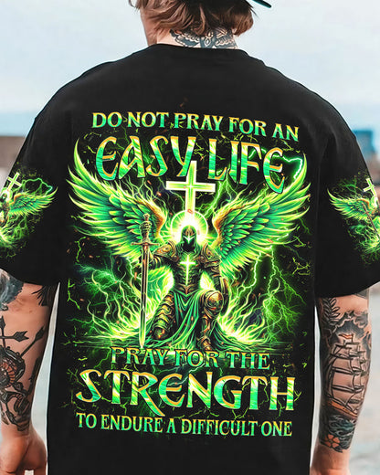 Do Not Pray For An Easy Life Men's All Over Print Shirt - Yhhn0306241, easychoo.com