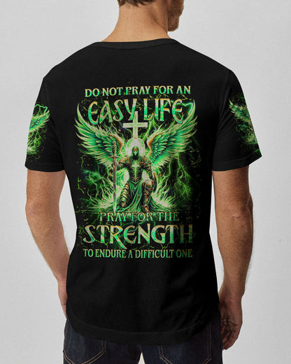 Do Not Pray For An Easy Life Men's All Over Print Shirt - Yhhn0306241, easychoo.com