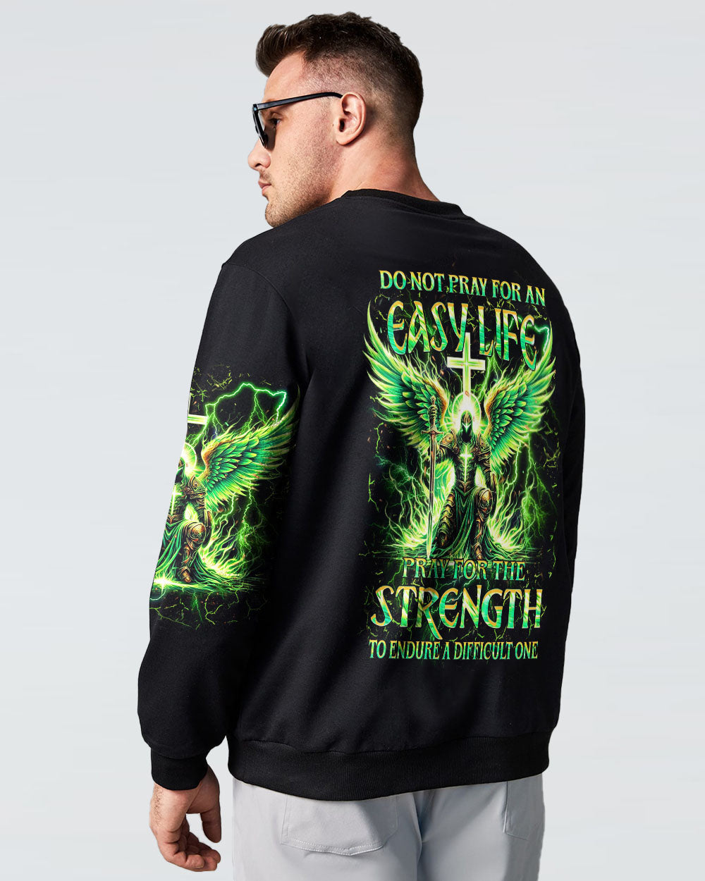 Do Not Pray For An Easy Life Men's All Over Print Shirt - Yhhn0306241, easychoo.com