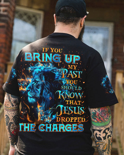 Jesus Dropped The Charges Lion Men's All Over Print Shirt - Tlno2405243, easychoo.com