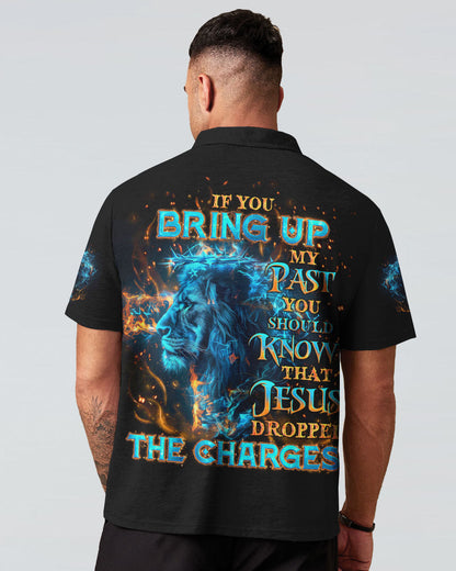 Jesus Dropped The Charges Lion Men's All Over Print Shirt - Tlno2405243, easychoo.com