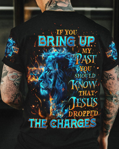 Jesus Dropped The Charges Lion Men's All Over Print Shirt - Tlno2405243, easychoo.com