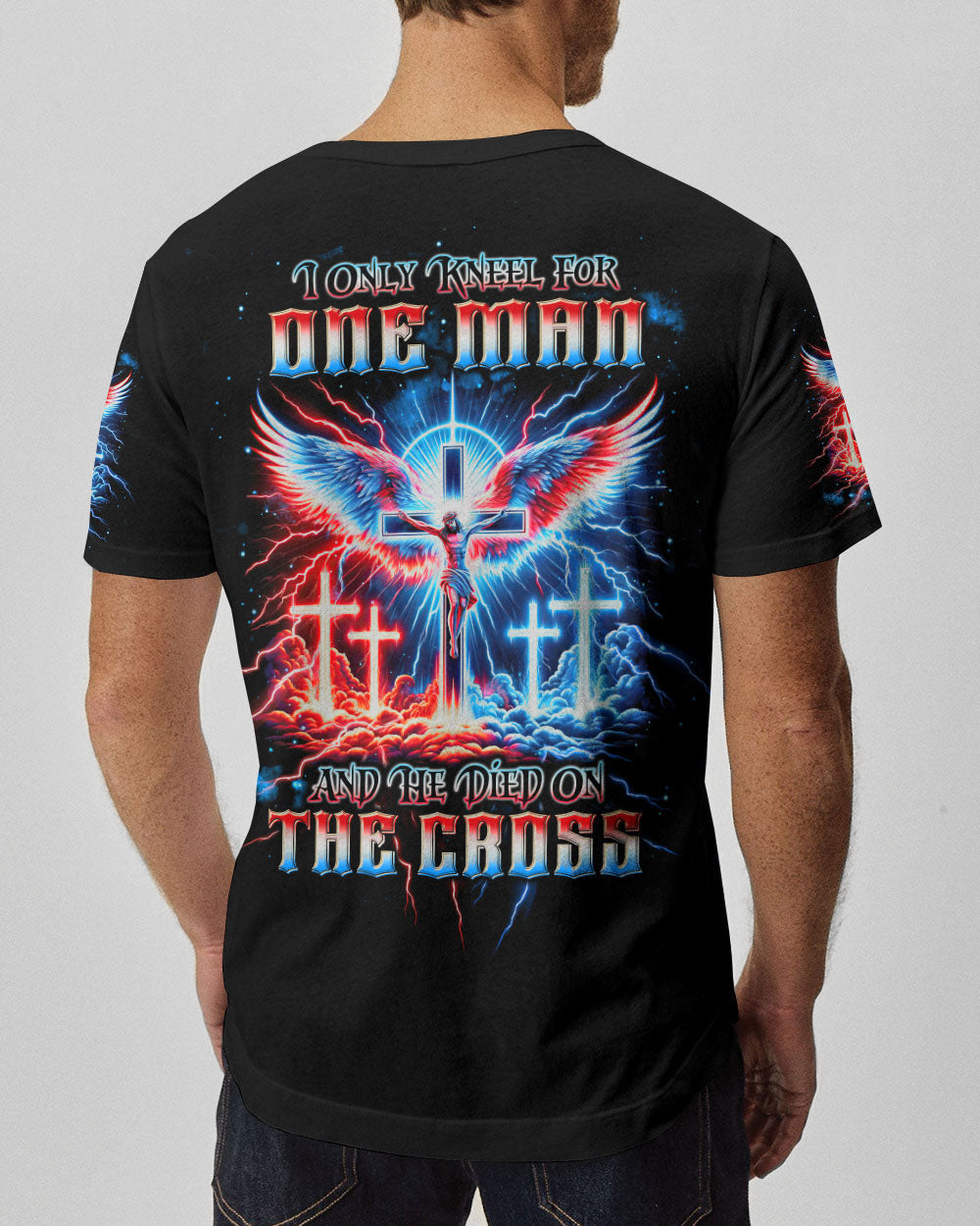 I Only Kneel For One Man Men's All Over Print Shirt - Tltw2805244, easychoo.com