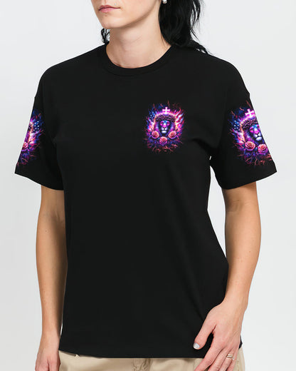 Way Maker Miracle Worker Cross Lion Women's All Over Print Shirt - Yhkd2205242, easychoo.com