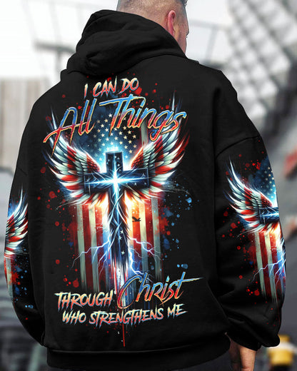 I Can Do All Things Cross Wings Men's All Over Print Shirt - Tltr1701244, easychoo.com