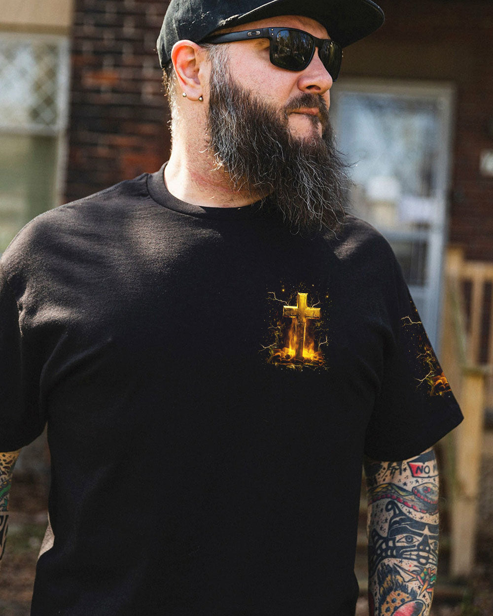 Jesus Is My God Men's All Over Print Shirt - Yhhn1405244, easychoo.com