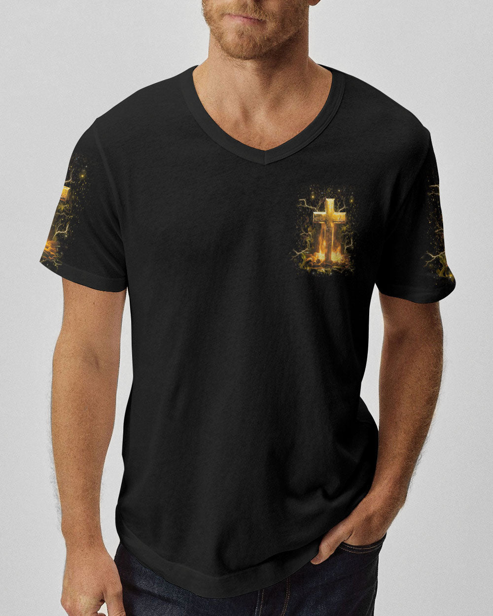 Jesus Is My God Men's All Over Print Shirt - Yhhn1405244, easychoo.com