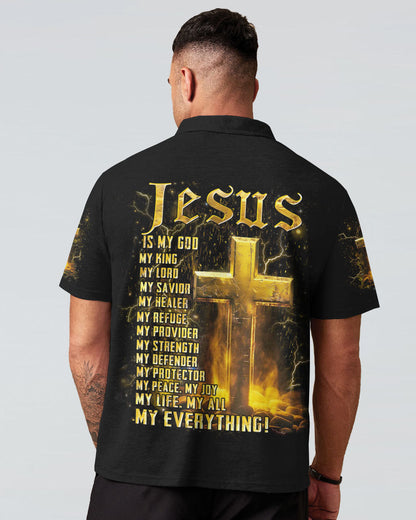 Jesus Is My God Men's All Over Print Shirt - Yhhn1405244, easychoo.com