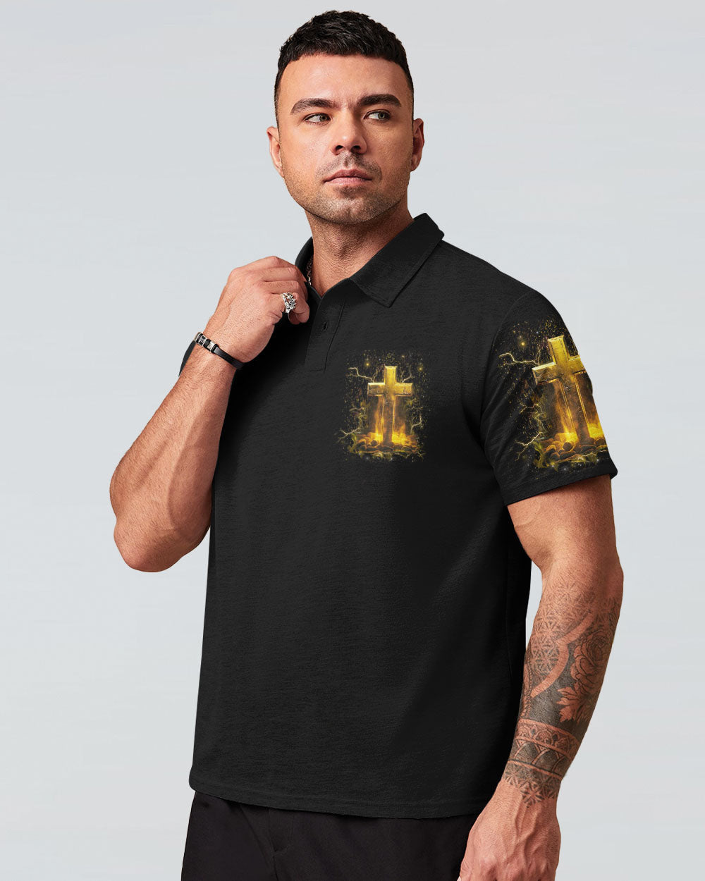 Jesus Is My God Men's All Over Print Shirt - Yhhn1405244, easychoo.com