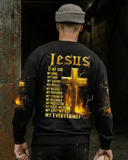 Jesus Is My God Men's All Over Print Shirt - Yhhn1405244, easychoo.com