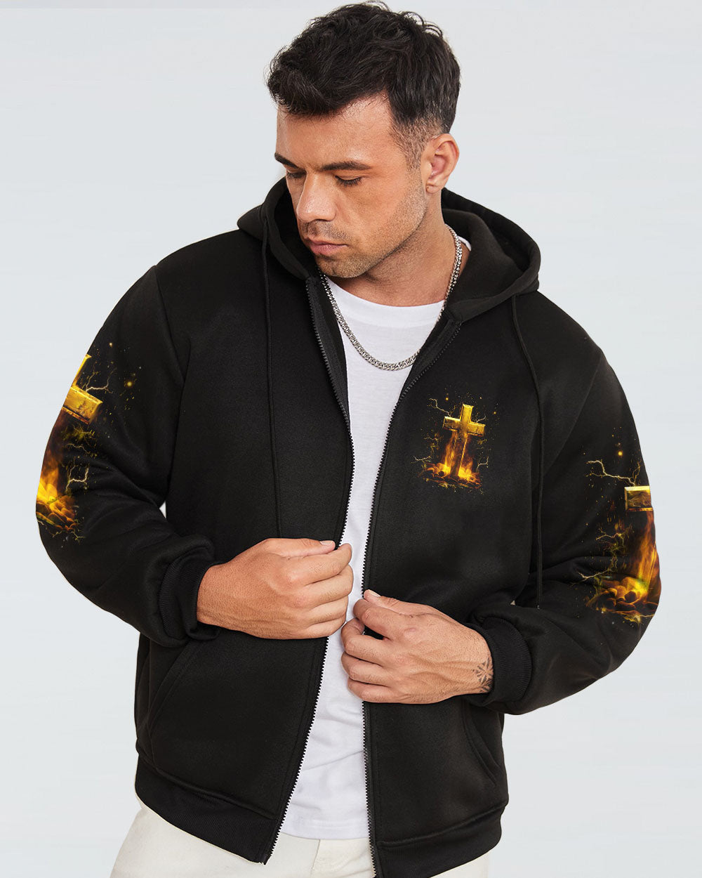 Jesus Is My God Men's All Over Print Shirt - Yhhn1405244, easychoo.com