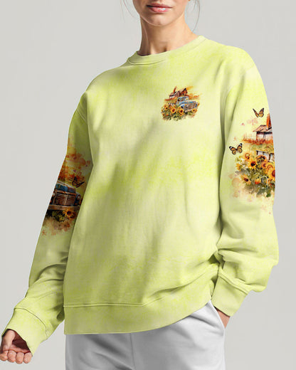 Jesus Take The Wheel Farm Truck Women's All Over Print Shirt - Tlno2504245, easychoo.com