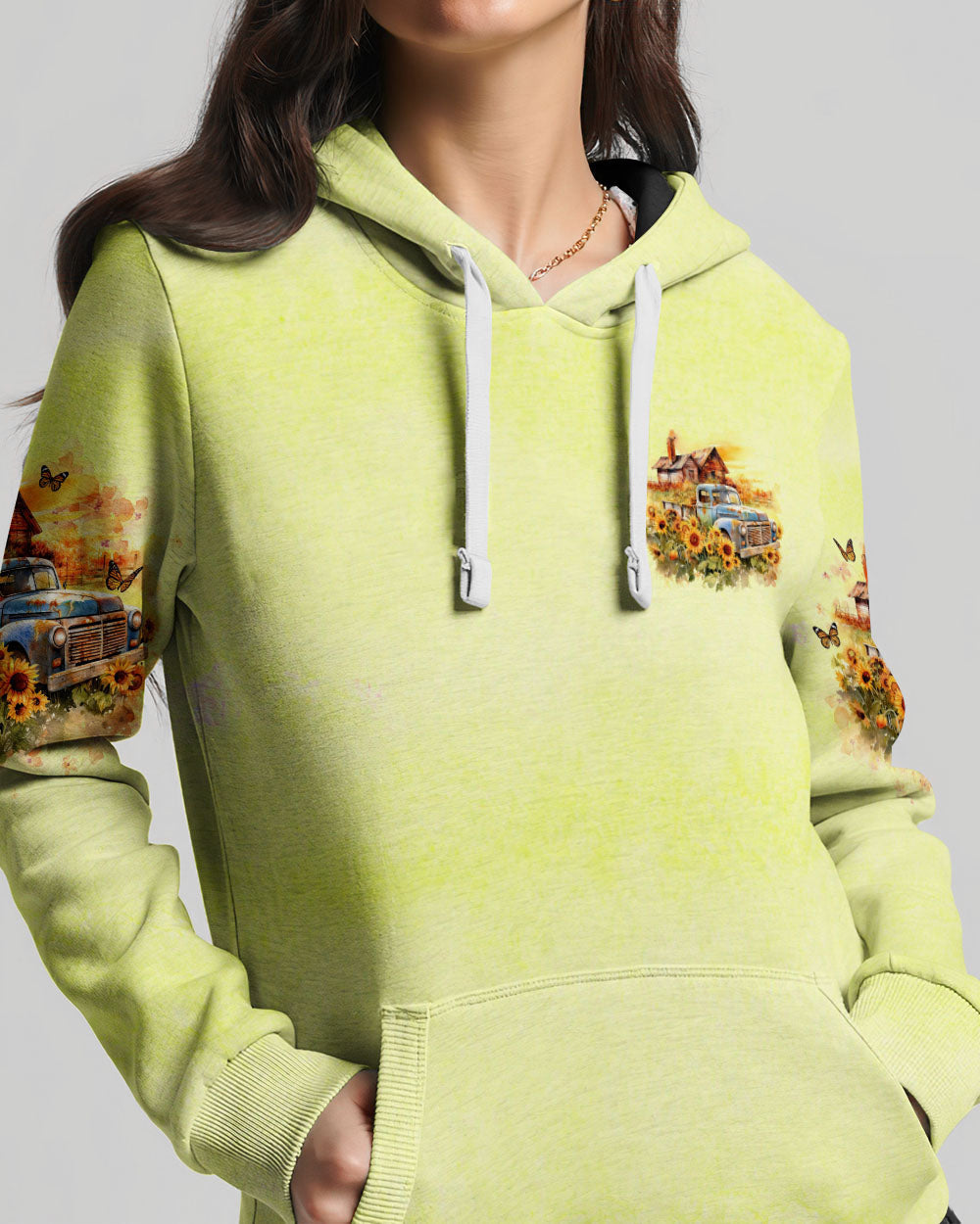 Jesus Take The Wheel Farm Truck Women's All Over Print Shirt - Tlno2504245, easychoo.com