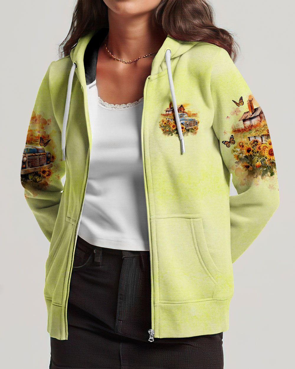 Jesus Take The Wheel Farm Truck Women's All Over Print Shirt - Tlno2504245, easychoo.com