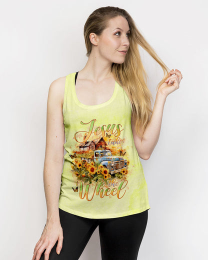 Jesus Take The Wheel Farm Truck Women's All Over Print Shirt - Tlno2504245, easychoo.com