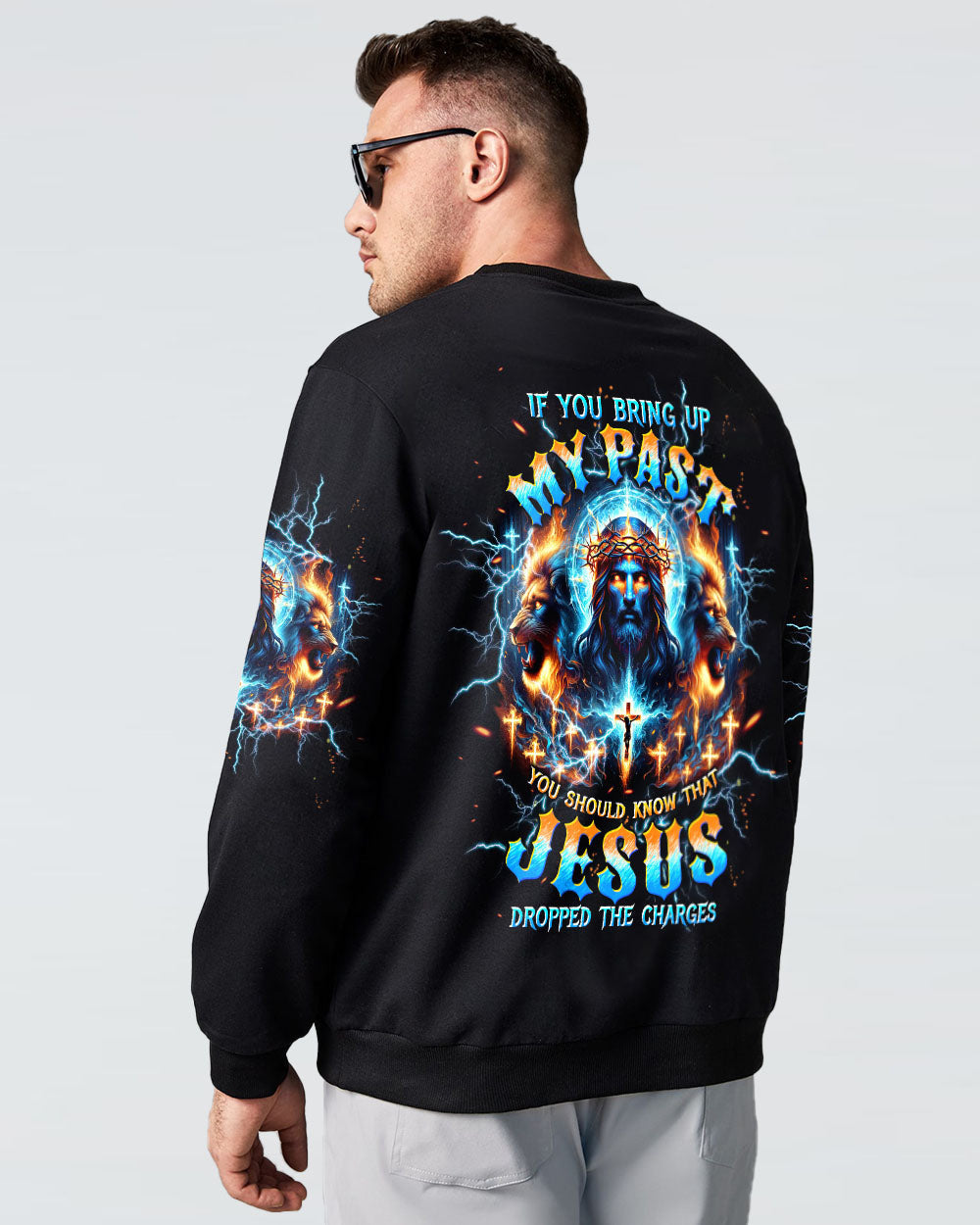 Jesus Dropped The Charges Lion Men's All Over Print Shirt - Tltw3105244, easychoo.com