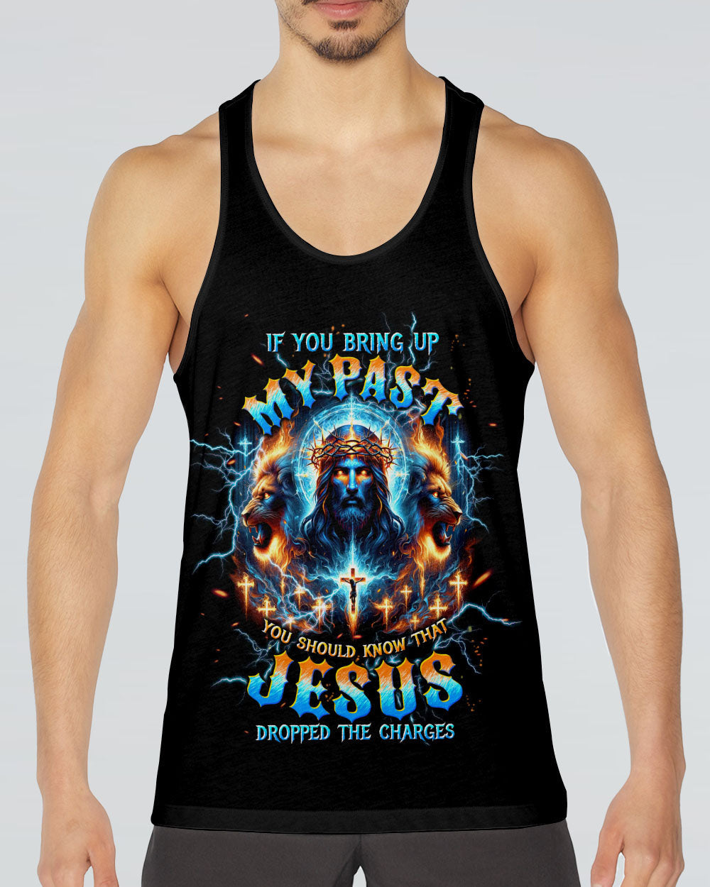 Jesus Dropped The Charges Lion Men's All Over Print Shirt - Tltw3105244, easychoo.com