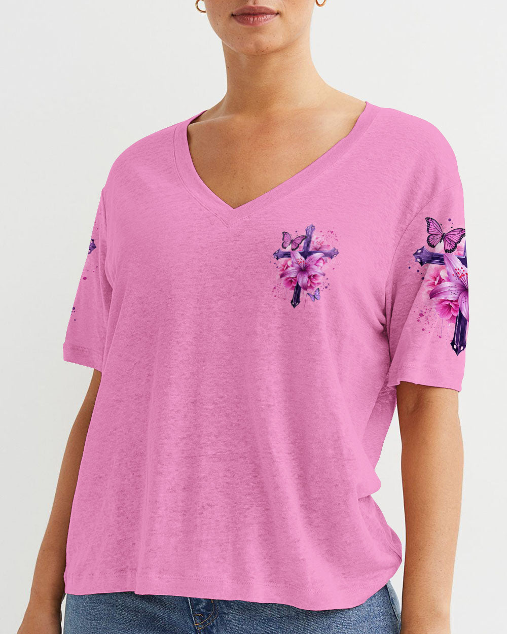 He Is My God And I Trust Him Women's All Over Print Shirt - Tyhi0605242, easychoo.com