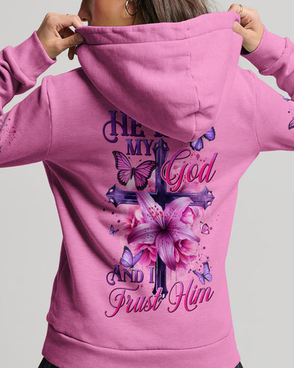 He Is My God And I Trust Him Women's All Over Print Shirt - Tyhi0605242, easychoo.com