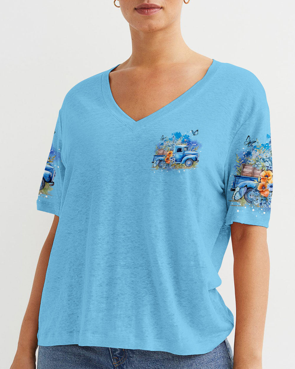 Jesus Take The Wheel Women's All Over Print Shirt - Tyqy0405242, easychoo.com