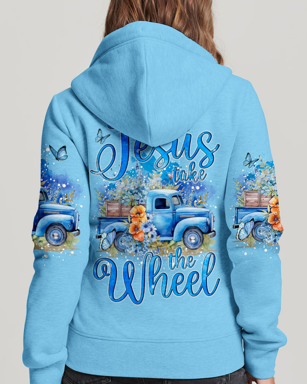 Jesus Take The Wheel Women's All Over Print Shirt - Tyqy0405242, easychoo.com