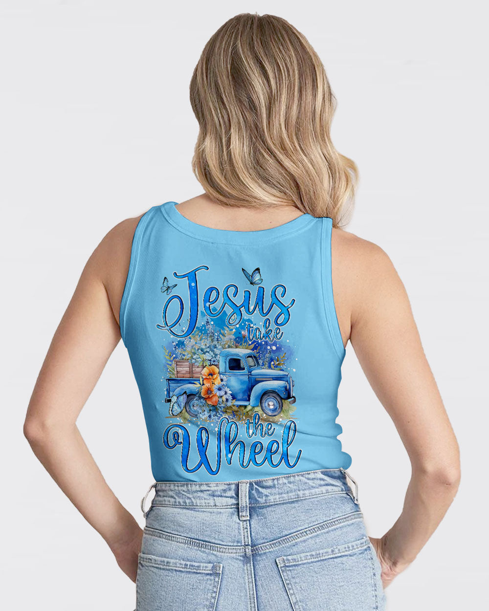 Jesus Take The Wheel Women's All Over Print Shirt - Tyqy0405242, easychoo.com