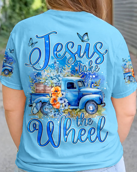 Jesus Take The Wheel Women's All Over Print Shirt - Tyqy0405242, easychoo.com