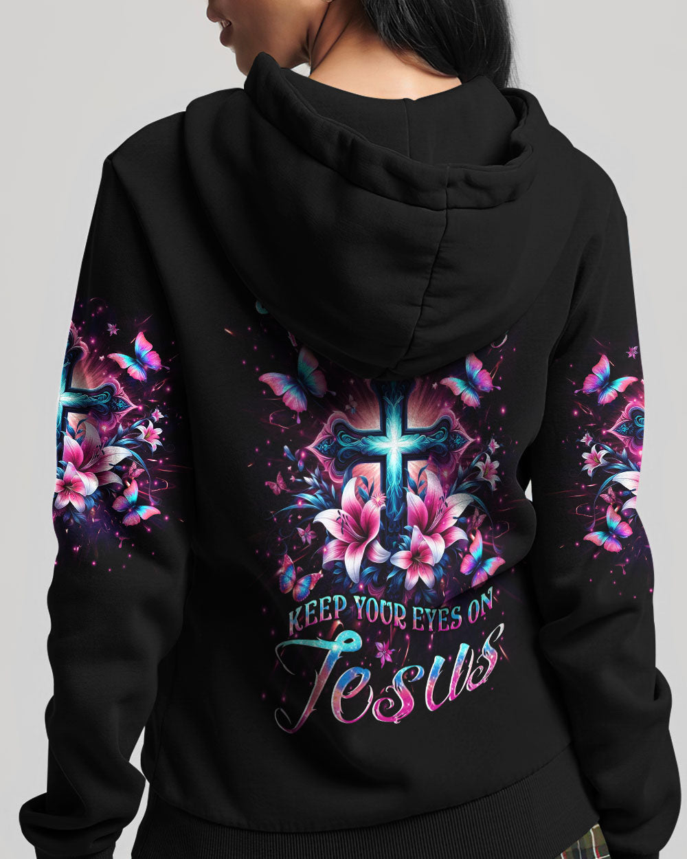 Keep Your Eyes On Jesus Women's All Over Print Shirt - Yhlt0405243, easychoo.com