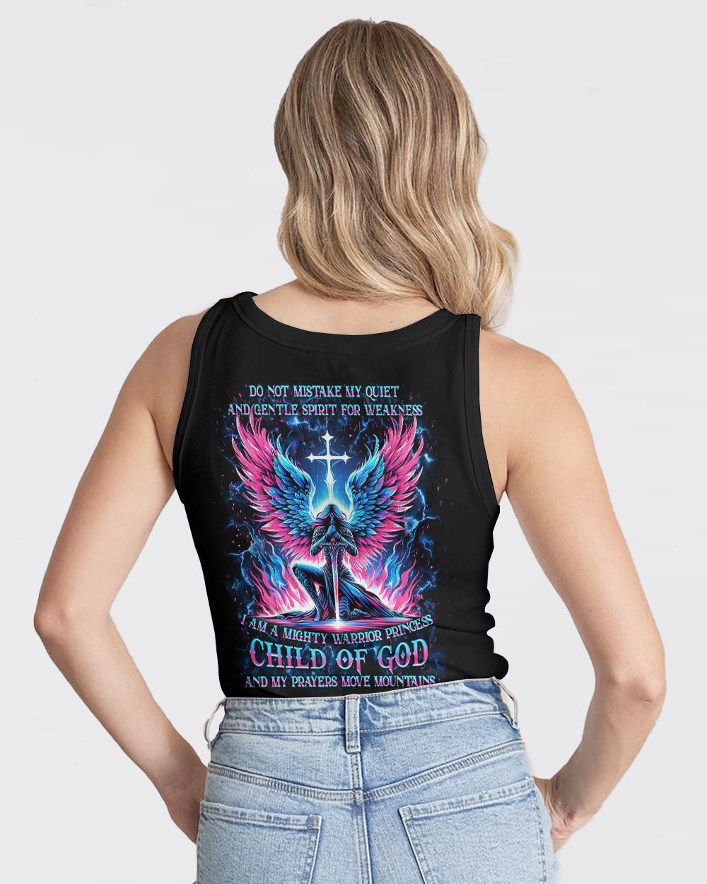 I Am A Mighty Warrior Princess Women's All Over Print Shirt - Yhkd2304243, easychoo.com