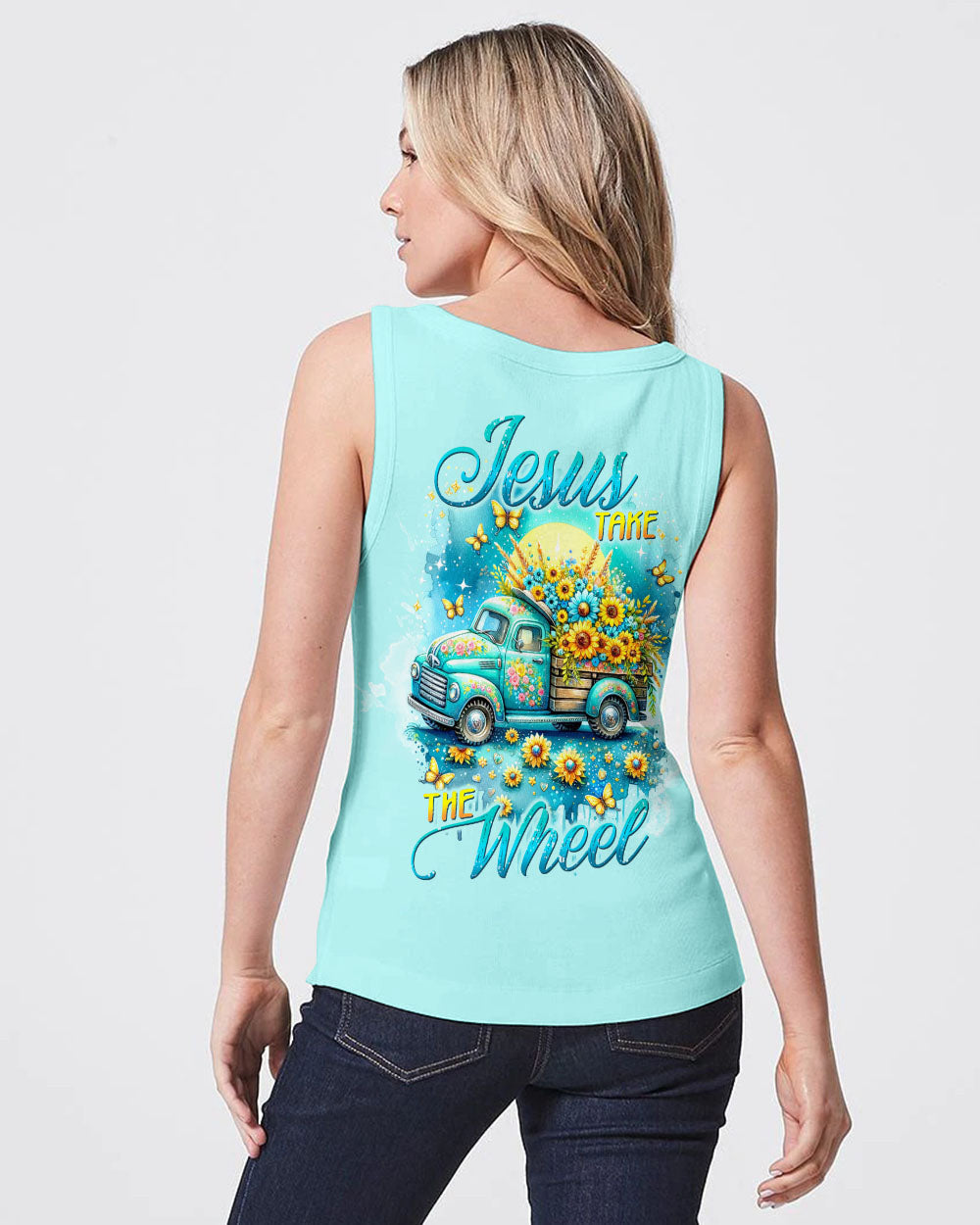 Jesus Take The Wheel Women's All Over Print Shirt - Tltw2604245, easychoo.com