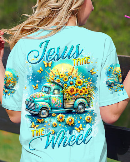 Jesus Take The Wheel Women's All Over Print Shirt - Tltw2604245, easychoo.com