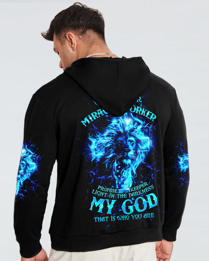 Way Maker Miracle Worker Cross Lion Men's All Over Print Shirt - Tltw1304245, easychoo.com