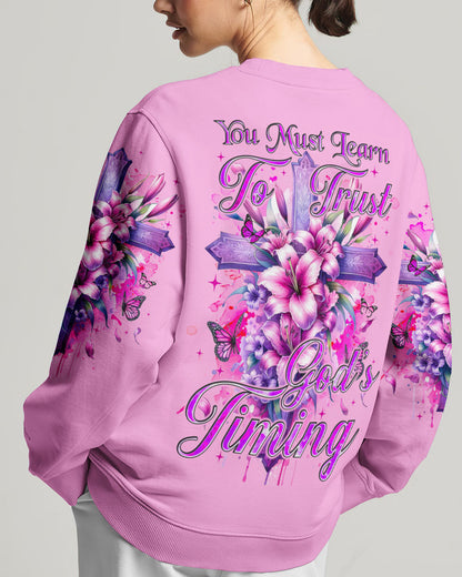 You Must Learn To Trust God's Timing Women's All Over Print Shirt - Tyqy0401231, easychoo.com