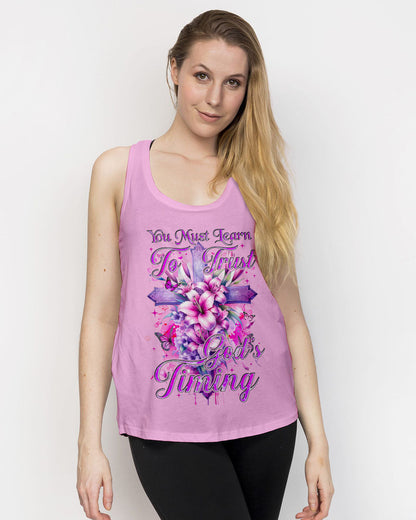 You Must Learn To Trust God's Timing Women's All Over Print Shirt - Tyqy0401231, easychoo.com