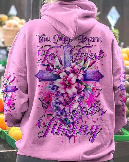You Must Learn To Trust God's Timing Women's All Over Print Shirt - Tyqy0401231, easychoo.com